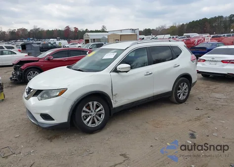 2014 Nissan Rogue Sv z USA, uszkodzony, nr VIN 5N1AT2MK7EC800279
